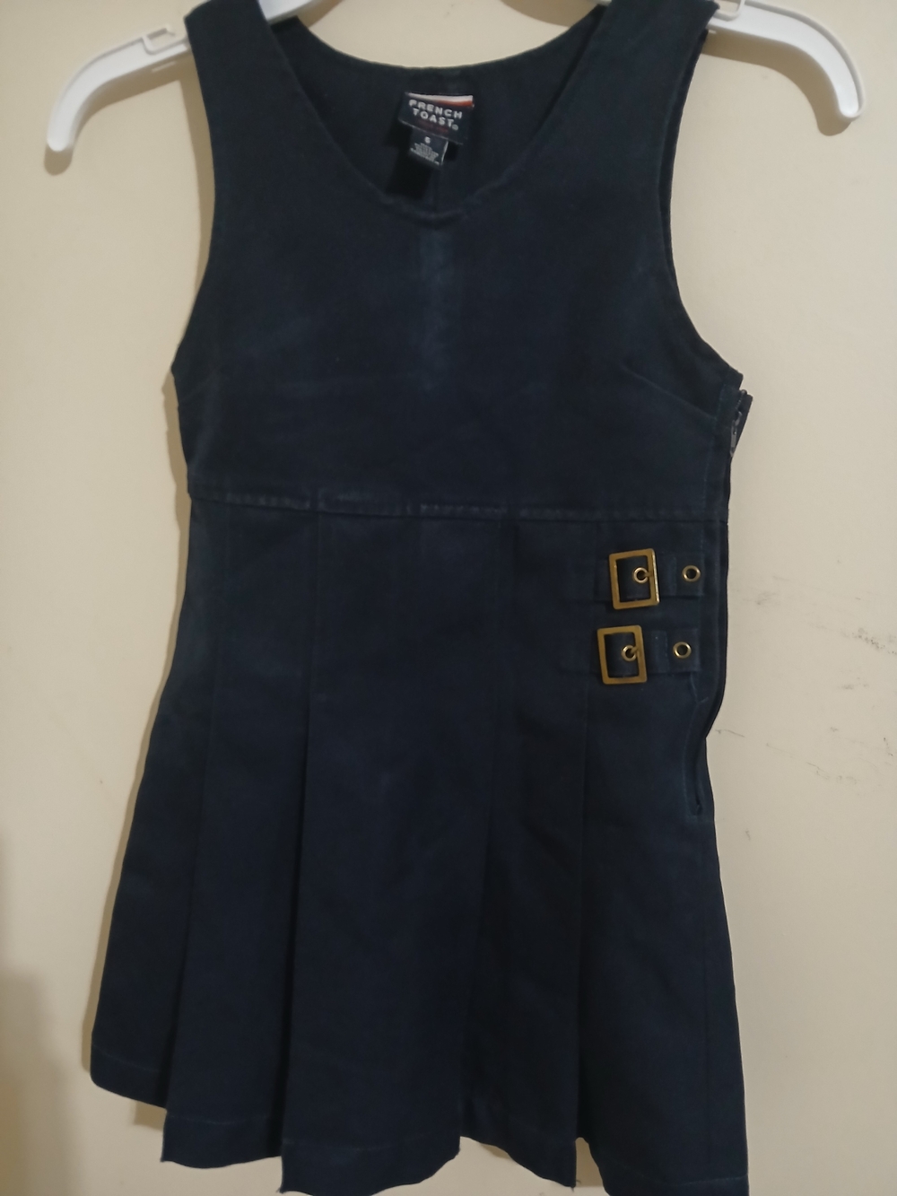 French Toast Navy School Pinafore Dress for Girls Size 5